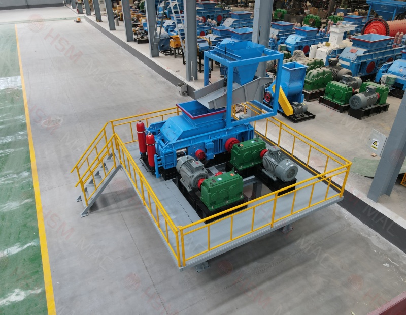 鋁土礦對輥破碎機